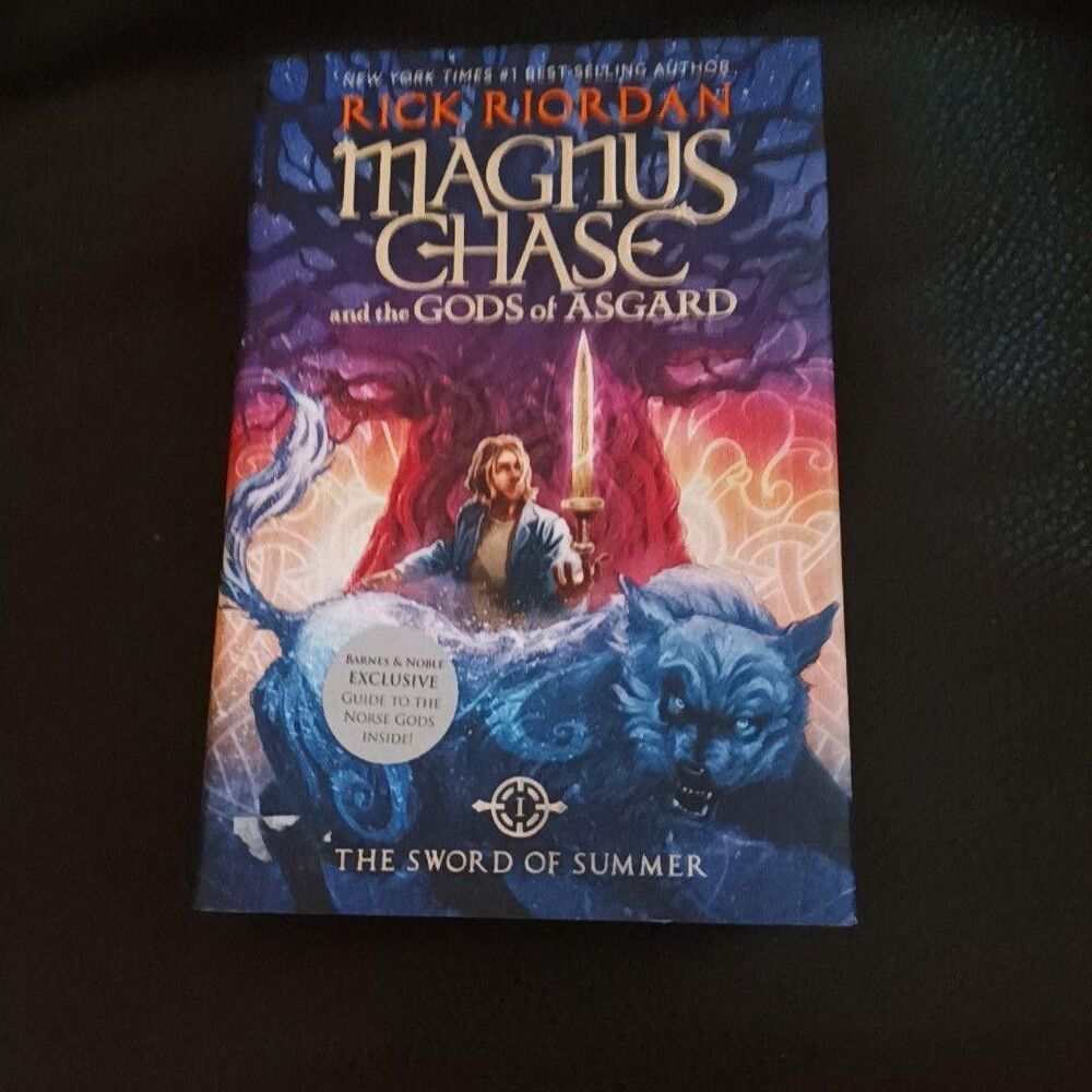 Magnus Chase & The Gods Of Asgard The Sword Of Summer Rick Riordan HC DJ Disney